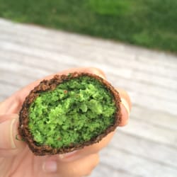 Petra Shawarma - So green, full of fresh herbs to keep it super moist.