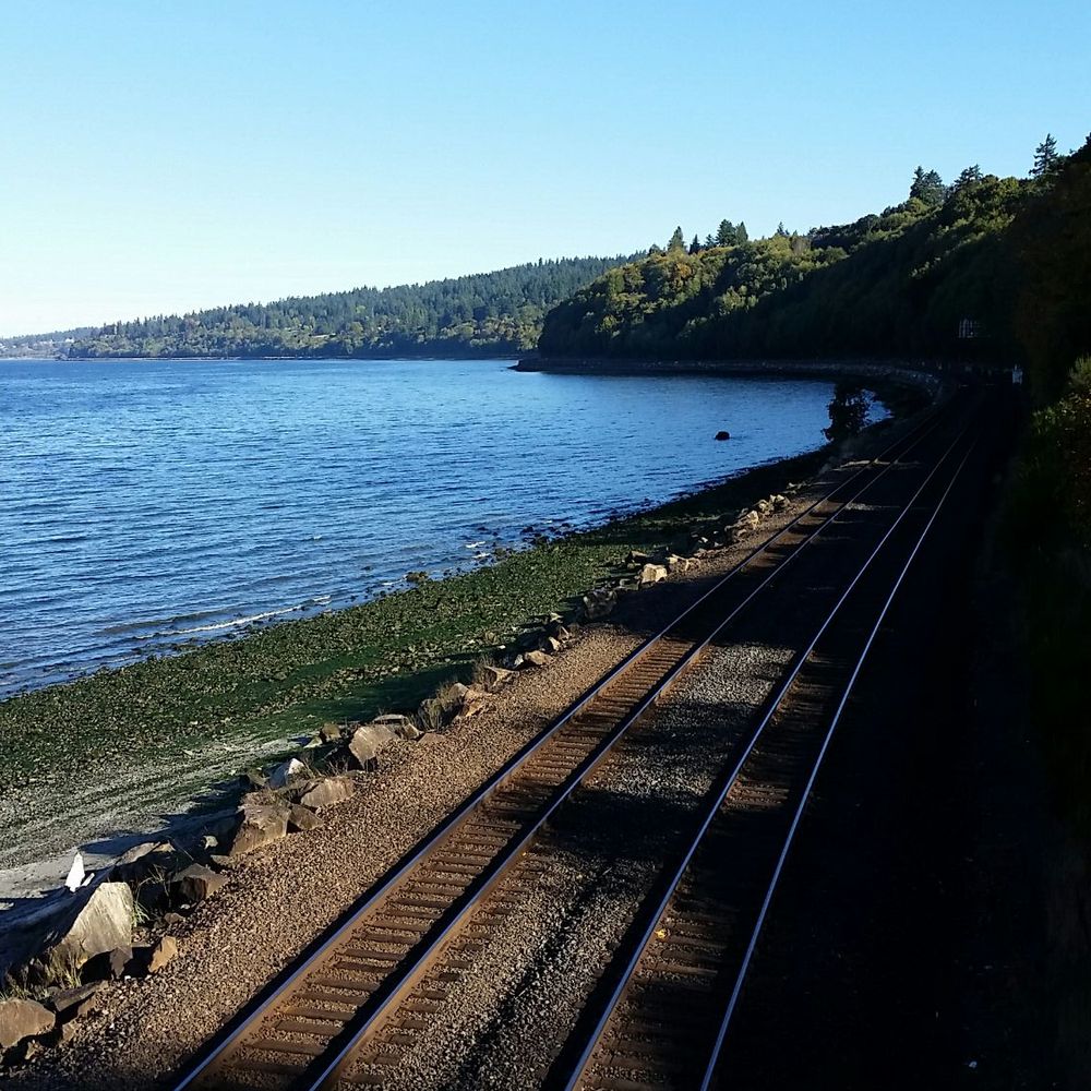 Carkeek Park - Train tracks from the platform - Parks Near Me - Seattle, Washington Carkeek Park - Train tracks from the platform - Parks Near Me - Seattle, Washington