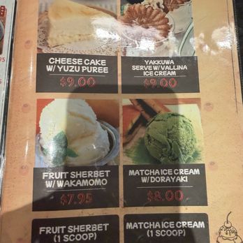 Mori Izakaya - Dessert menu - Izakaya Near Me - Anaheim, California Mori Izakaya - Dessert menu - Izakaya Near Me - Anaheim, California
