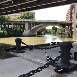At the end of the walkway deep in the heart of Houston's downtown. At the end of the walkway deep in the heart of Houston's downtown.