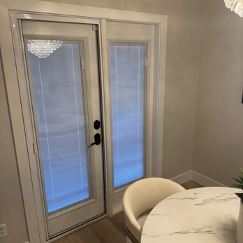 Budget Blinds - Blinds closed in between the glass. - Shades & Blinds Near Me - Las Vegas, Nevada Budget Blinds - Blinds closed in between the glass. - Shades & Blinds Near Me - Las Vegas, Nevada