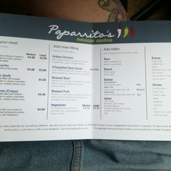Paparrito's Mexican Grill - Menu