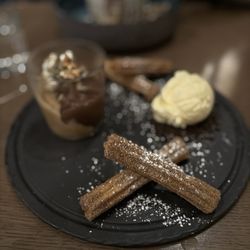 Cut & Bourbon - Churro and ice cream.