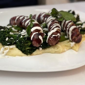 Cowboy Prime - Venison Sausage with cheese and jalapeño! - Steakhouses Near Me - Midland, Texas