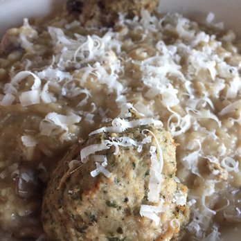 Primavista - Veal Meatball and Risotto so creamy and flavorful - Italian Near Me - Cincinnati, Ohio Primavista - Veal Meatball and Risotto so creamy and flavorful - Italian Near Me - Cincinnati, Ohio