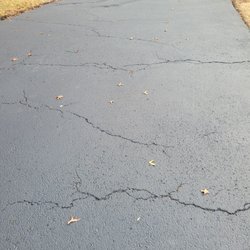 Jet-Black of Rockland - We paid for the cracks to be filled but they only did half the driveway