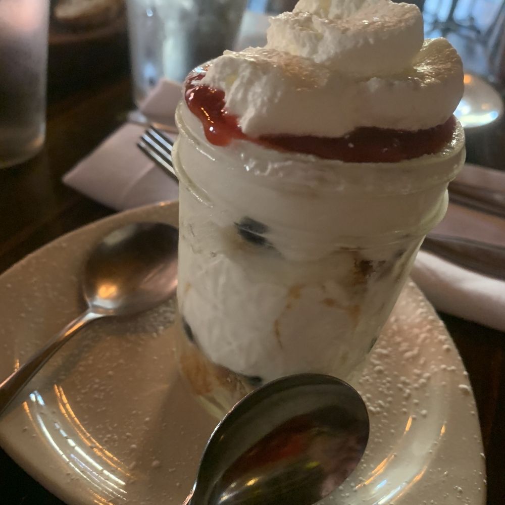 Grass Rootes - Peach and blueberry parfait - New American Near Me - Culpeper, Virginia Grass Rootes - Peach and blueberry parfait - New American Near Me - Culpeper, Virginia