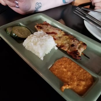 The Triple Door - Happy Hour Chicken Satay - Asian Fusion Near Me - Seattle, Washington