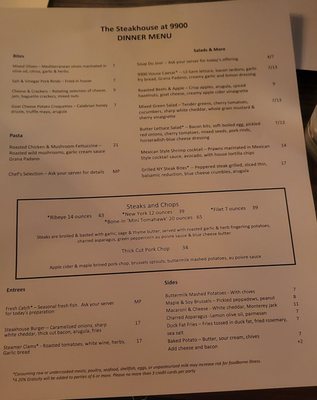 The Steakhouse at 9900 by null
