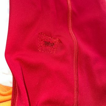 Smith Custom Tailoring - Patch for leggings w a hole - Sewing & Alterations Near Me - Poughkeepsie, New York