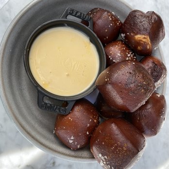 The Henry - Our Famous House Made Pretzels & Provolone Fondue - Coffee & Tea Near Me - Coronado, California