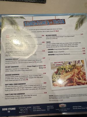 Menu photo 1 Pinchers Fort Myers, FL Menu photo 1 Pinchers Fort Myers, FL