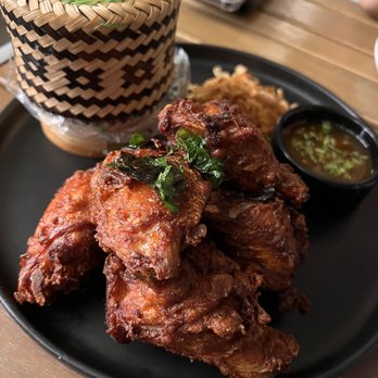 Hanuman Thai Eatery - Gai Todd Hat Yai (chicken wings) - Thai Near Me - Costa Mesa, California