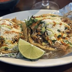 Literally the best Carnitas & Chicken Street Tacos