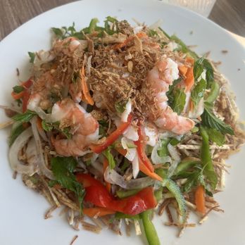 Pho Basil - Crispy taro seafood salad - Vietnamese Near Me - Elk Grove, California Pho Basil - Crispy taro seafood salad - Vietnamese Near Me - Elk Grove, California
