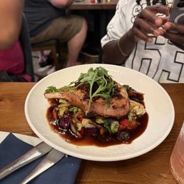 Grilled pork chop