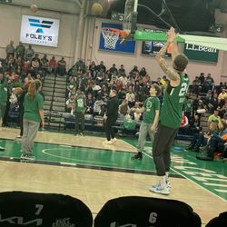 Maine Celtics - This is behind court side regular seats but still great