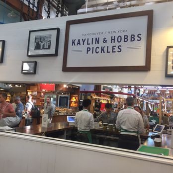 Hobbs Pickles - Kaylin & Hobbs Pickles stand at Granville Island Public market. - Specialty Food Near Me - Vancouver, British Columbia