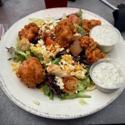 The Trace Neighborhood Bar & Grill - Buffalo Chicken Salad at The Trace Neighborhood Bar and Grill in Mandeville.