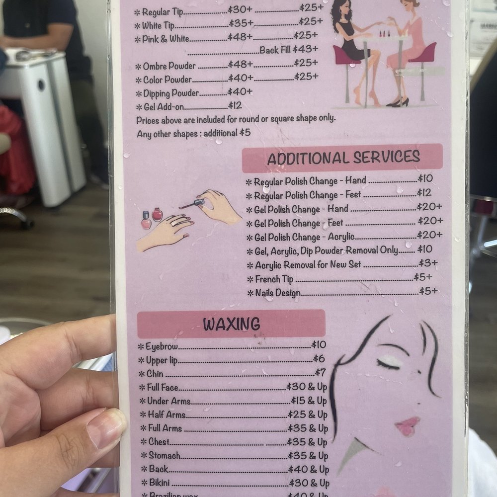 Pretty Nails - Price Menu - May 2023 - Day Spas Near Me - Redlands, California Pretty Nails - Price Menu - May 2023 - Day Spas Near Me - Redlands, California
