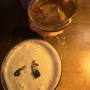 The Alchemist DC - Lavender latte and Kentucky derby drink - Speakeasies Near Me - Washington, DC, District of Columbia