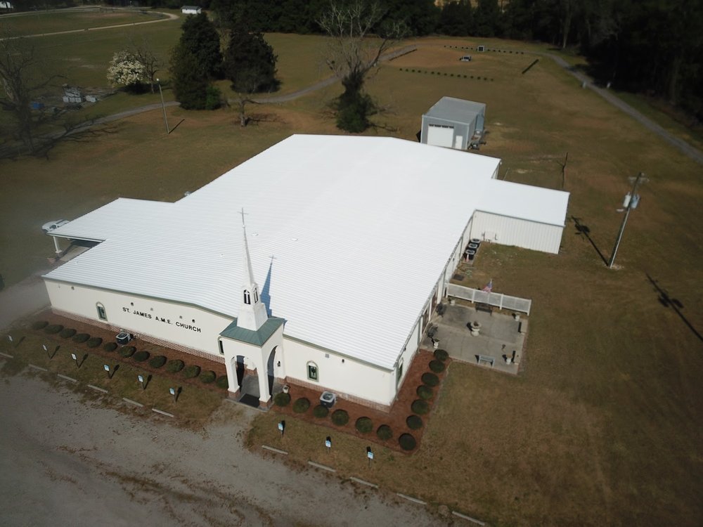 Slide of LandShark Roofing