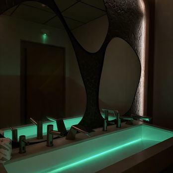 The Grill - The cool colored lights in the restroom - American Near Me - Virginia Beach, Virginia The Grill - The cool colored lights in the restroom - American Near Me - Virginia Beach, Virginia