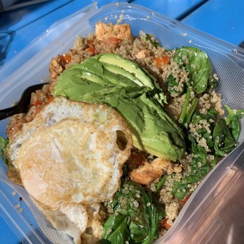 Munch Box - Quinoa Avocado Chicken (with an added egg for an additional charge) GET ITTTTT - Breakfast & Brunch Near Me - Las Vegas, Nevada