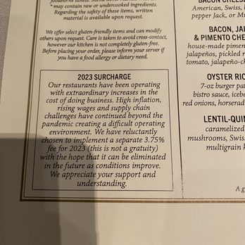 Old Ebbitt Grill - Surcharge - Bars Near Me - Washington, DC, District of Columbia