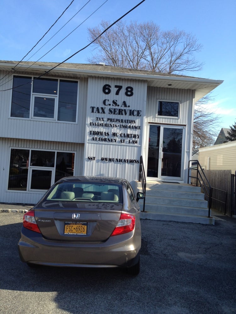CSA TAX SVCE Updated July 2024 678 Broadway, Massapequa, New York Accountants Phone