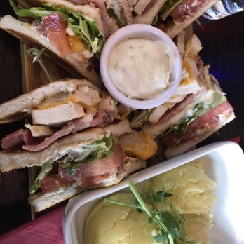 The Parnell Heritage Bar & Grill - Club sandwich with side of mash - Irish Near Me - Dublin, D The Parnell Heritage Bar & Grill - Club sandwich with side of mash - Irish Near Me - Dublin, D