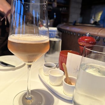 EPIC Steak - Berry sparkling water - Steakhouses Near Me - San Francisco, California