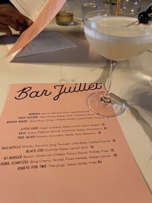 Menu photo 3 Bar Juillet Ashland, OR Menu photo 3 Bar Juillet Ashland, OR