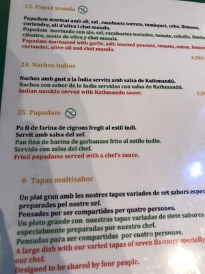Menu photo 3 Veggie Garden Barcelona, B