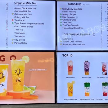 T% Coffee +Tea - Stockton - Menu as of 09/18/2022 @ Tea% - Bubble Tea Near Me - Stockton, California T% Coffee +Tea - Stockton - Menu as of 09/18/2022 @ Tea% - Bubble Tea Near Me - Stockton, California