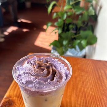 Kalesa Coffee - Coconut cold brew with ube whip - Coffee & Tea Near Me - Portland, Oregon Kalesa Coffee - Coconut cold brew with ube whip - Coffee & Tea Near Me - Portland, Oregon