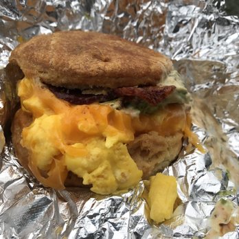 Devil's Teeth Baking Company - The special breakfast sandwich with cheddar instead of pepperjack - Bakeries Near Me - San Francisco, California
