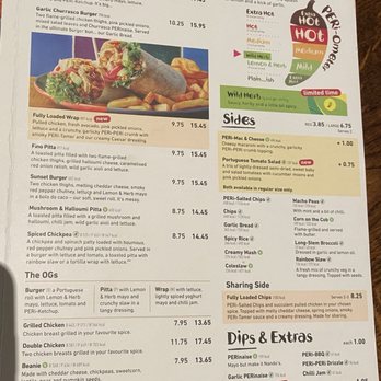 Nando's - Menu - Fast Food Near Me - Portsmouth, POR Nando's - Menu - Fast Food Near Me - Portsmouth, POR