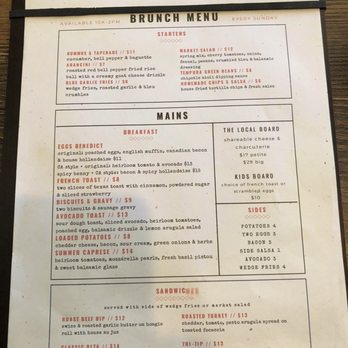 The Local - Old Town Clovis - Brunch menu - New American Near Me - Clovis, California The Local - Old Town Clovis - Brunch menu - New American Near Me - Clovis, California