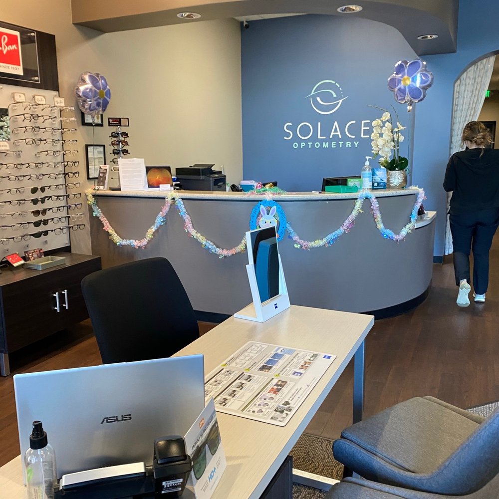 Solace Optometry - Front office area - Eyewear & Opticians Near Me - Murrieta, California