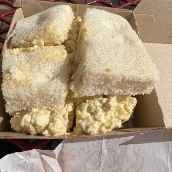 Stuffed Belly - Egg salad sandwich (sliced by me) - Sandwiches Near Me - Houston, Texas Stuffed Belly - Egg salad sandwich (sliced by me) - Sandwiches Near Me - Houston, Texas