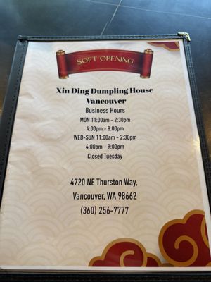 Menu photo 8 Xin Ding Dumpling House Vancouver, WA Menu photo 8 Xin Ding Dumpling House Vancouver, WA