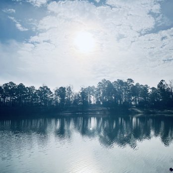 Jellystone Park Tyler - View of the fishing pond from the walking path - RV Parks Near Me - Tyler, Texas Jellystone Park Tyler - View of the fishing pond from the walking path - RV Parks Near Me - Tyler, Texas