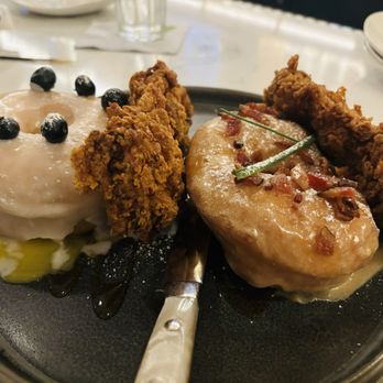 Great Maple - Fried chicken and lemon blueberry donut and maple bacon donut - Breakfast & Brunch Near Me - Anaheim, California Great Maple - Fried chicken and lemon blueberry donut and maple bacon donut - Breakfast & Brunch Near Me - Anaheim, California