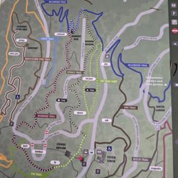 Helpful park maps throughout