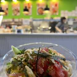 Build your own poke bowl.