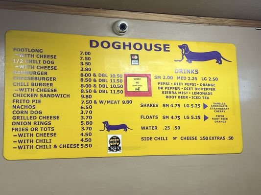 Menu photo 2 Dog House Drive In Albuquerque, NM Menu photo 2 Dog House Drive In Albuquerque, NM