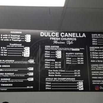 Dulce Canella - Menu - Ice Cream & Frozen Yogurt Near Me - Norwalk, California Dulce Canella - Menu - Ice Cream & Frozen Yogurt Near Me - Norwalk, California