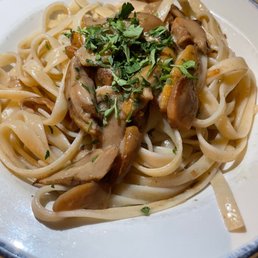 Mushroom fettuccini