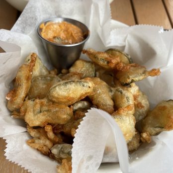 East Harlem Bottling - Fried pickles - Beer Bar Near Me - New York, New York East Harlem Bottling - Fried pickles - Beer Bar Near Me - New York, New York